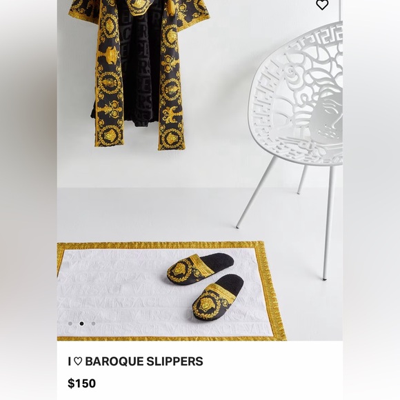 NWT Versace Baroque Slippers - Picture 5 of 5